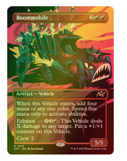 Boommobile - Foil - Borderless Aetherdrift MTG - Image 1