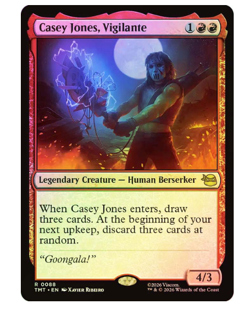 Casey Jones, Vigilante - Foil Teenage Mutant Ninja Turtles MTG - Image 1