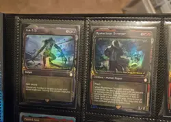 Lot Of 3 Fallout Showcase Foil MTG Mysterious Stranger VATS Inventory Management - Image 1