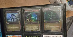 Lot Of 3 Fallout Showcase Foil MTG Mysterious Stranger VATS Inventory Management - Image 3