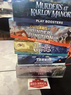 Lot Of 5 Play Booster Boxes Of Magic The Gathering From All Different Sets - Image 5