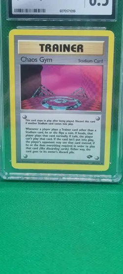 CGC 6.5 Chaos Gym 102/132 Gym Challenge Unlimited 2000 Pokemon Card Rare WOTC EN - Image 2