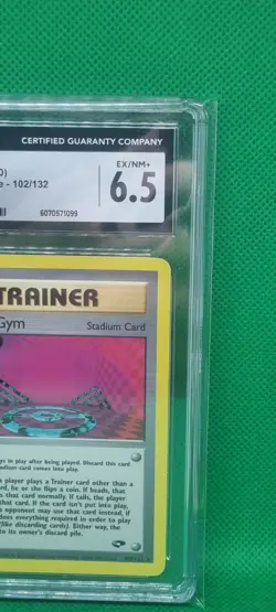 CGC 6.5 Chaos Gym 102/132 Gym Challenge Unlimited 2000 Pokemon Card Rare WOTC EN - Image 4