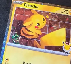 Pokemon TCG Pikachu 051/162 Stamped 2026 Pokemon Day Promo FART SWIRL 🍥 - Image 1