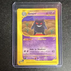 Pokemon Gengar Rare Expedition Base Set 90 HP Chaos Move 048/165 Card - Image 1