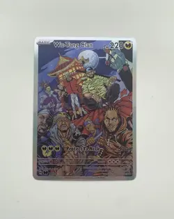 Wu Tang Clan - HOLO Full Art Pokemon TCG Custom Trading Card Enter 36 Chambers - Image 1