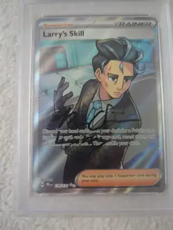 2025 Larry’s Skill Autographed #139 PRE EN PSA 9 Auto 10 POP 5 Pokemon TCG - Image 2