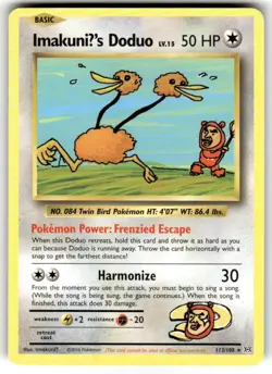 Pokemon TCG ImakuniU's Doduo 112/108, XY Evolutions (NM) - Image 1