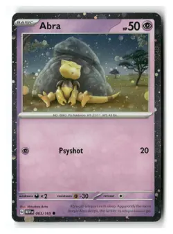 Abra 063/165 Holo Promo Miscellaneous Cards & Products Pokemon Near Mint - Image 1