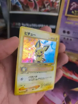 Pokemon Karte Card Pichu Neo Genesis 2000 Gsnw Rare Holo Wotc japanese NM- - Image 3