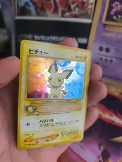 Pokemon Karte Card Pichu Neo Genesis 2000 Gsnw Rare Holo Wotc japanese NM- - Image 4