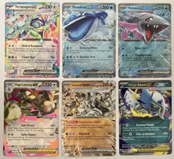 Pokemon TCG: Set Of 6 Full Art Ex cards All Mint Condition - Image 1