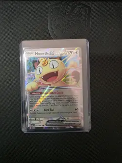Pokemon Meowth ex 062/088 Me03: Perfect Order Holo NM - Image 3