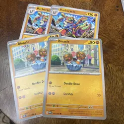 Playset 2x Binacle 042/088 + 2x Barbaracle 043/088 - Perfect Order Pokemon TCG - Image 1