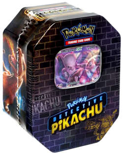 Pokemon Detective Pikachu Tin Set [Mewtwo] - Image 1