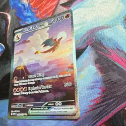 Pokemon Charizard ex 199/165 Sv: Scarlet & Violet 151 Special Illustration Rare - Image 3
