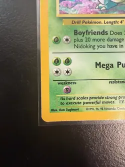 Pokemon TCG Nidoqueen Jungle 7/64 Unlimited Holo Rare LP - Image 2