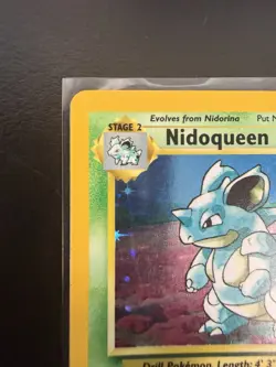 Pokemon TCG Nidoqueen Jungle 7/64 Unlimited Holo Rare LP - Image 3