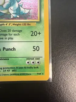 Pokemon TCG Nidoqueen Jungle 7/64 Unlimited Holo Rare LP - Image 4