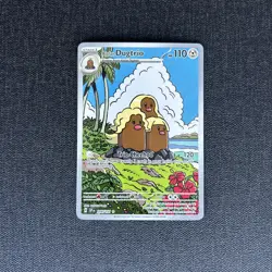 Pokemon TCG Alolan Dugtrio 208/191 Surging Sparks Illustration Rare - Image 1