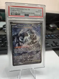 2023 POKEMON PAL EN-PALDEA EVOLVED SPECIAL ILLUSTRATION RARE CHIEN-PAO EX PSA 10 - Image 2