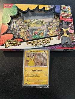 Pokemon Ascended Heroes Mega Lucario ex Premium Poster Collection – Sealed - Image 1