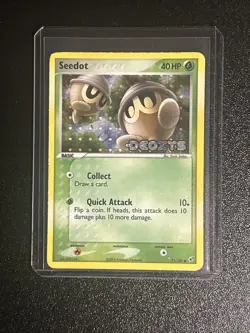 Pokemon Seedot Reverse Holo EX Deoxys 71/107 2005 Common HP - Image 3