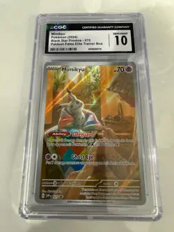 CGC 10 Mimikyu Promo + Radiant Alakazam 9.5🔥 Pokemon Slab Pair - Image 2