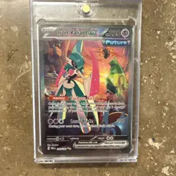 Pokemon Iron Valiant ex 249/182 SV04 Paradox Rift Special Illustration Holo - Image 1