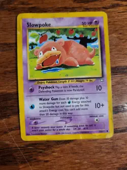 Pokemon TCG Slowpoke Neo Genesis 73 Regular Unlimited Common - Image 1