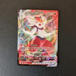 Pokemon Cinderace VMAX 019/072 Shining Fates Ultra Rare Holo 320HP English - Image 1