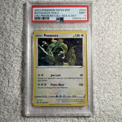 2024 POKEMON SWSH BLACK STAR PROMO #029 RAYQUAZA-HOLO PSA 9 - Image 1