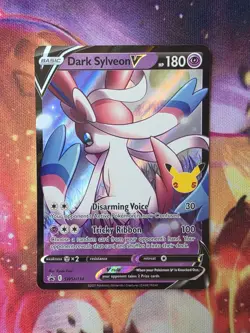 Pokemon Dark Sylveon V SWSH134 Celebrations Black Star Promo - Image 2