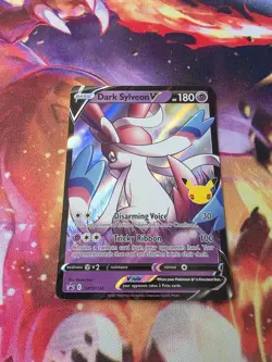 Pokemon Dark Sylveon V SWSH134 Celebrations Black Star Promo - Image 3