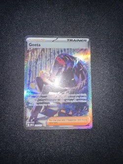 Pokemon TCG Geeta 226/197 Obsidian Flames Ultra Rare Full Art NM - Image 1