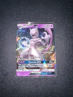 Pokemon TCG Mewtwo GX 39/73 Shining Legends Ultra Rare NM - Image 1
