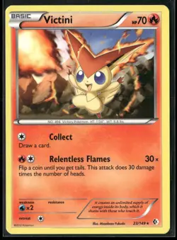 Pokemon - Victini 23/149 Boundaries Crossed LP - Image 1