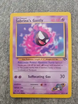 SABRINA’S GASTLY - Gym Challenge - 97/132 - Common - Pokemon - LP Vintage WOTC - Image 1