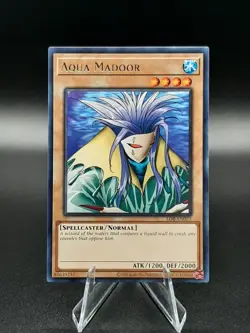 Yu-Gi-Oh! Aqua Madoor LOB-EN027 Rare Unlimited NM - Image 1