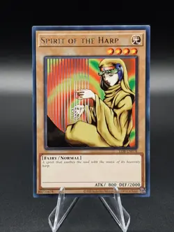 Yu-Gi-Oh! Spirit of The Harp LOB-EN078 Rare Unlimited NM - Image 1