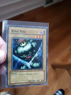 Yu-Gi-Oh! King Fog 1st Edition LOB-036 English Near Mint Never Played With - Image 1