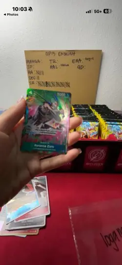 OP15 Roronoa Zoro Treasure Rare TR Super Rare PRERELEASE NM 🔥 - Image 2
