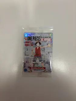 3 PACK! Monkey.D.Luffy (055) (College Basketball US Voyage) One Piece Promo Card - Image 2