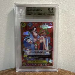 Bandai Boa Hancock OP14-112 The Azure Sea's Seven SP Foil Beckett 9.5 2026 - Image 1