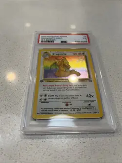 1st Edition Dragonite Holo Fossil PSA 5 – Vintage WOTC Pokemon 1999 - Image 3