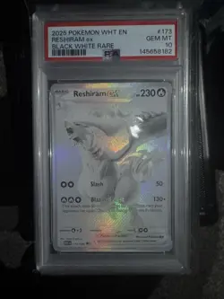 Pokemon TCG Reshiram EX 173/086 White Flare PSA 10 Gem Mint - Image 1