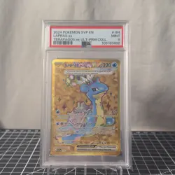 2024 POKEMON SVP EN #164 LAPRAS EX PSA 9 - Image 3