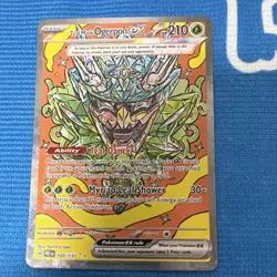 Pokemon Teal Mask Ogerpon EX Special Illustration Rare Holo 210 HP Sv Prismatic… - Image 1