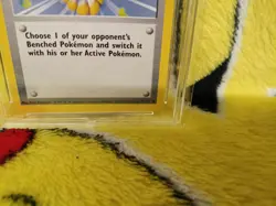 Pokemon Base Set 4th UK Print 1999-2000 Gust of Wind 93/102 Ace Graded 8 NM-MT - Image 2