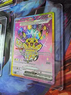 Pokemon ME Ascended Heroes Pikachu EX #277/217 Strong Grading Candidate - Image 2